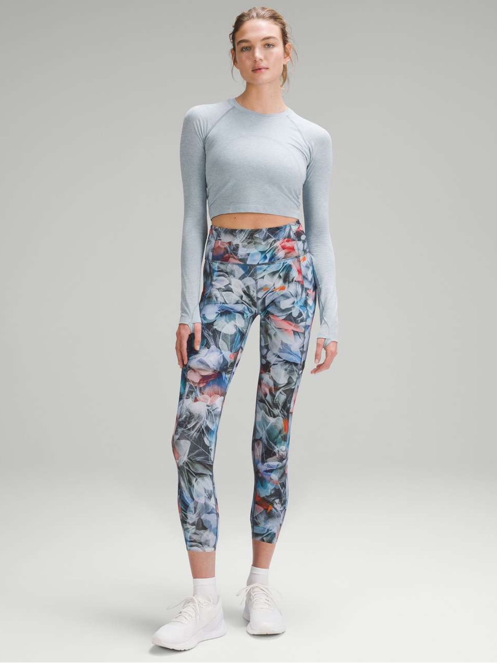 165. Lululemon Fast and Free High-Rise Tight 25" Legging Floral